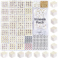DodoBeads 1650 Pcs Gold Letter Beads by DoDoBeads