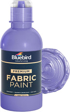BLUEBIRD Fabric Paint, Victorian Purple, 8.5 Fl Oz, Permanent Fabric Paints by BluebirdArts