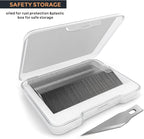 Nicpro 120 PCS #11 Hobby Blades Refill Set, SK-5 High Carbon Steel Utility Art - Image 8