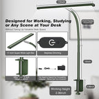Airlonv LED Desk Lamp for Office Home, Eye-Caring Desk Light - Image 3