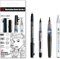 Kuretake Zig Inktober pen set, for Illustration, Manga Drawing, Lettering and by Kuretake