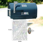 Letter Stickers, Mailbox Numbers, 1.5 Inch Waterproof Vinyl Alphabet | 1 1/2 - Image 3
