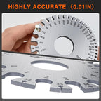 ZeeDix 4 Pcs Stainless Steel Metal Sheets Welding Thickness Gauge | Wire Gauge - Image 4