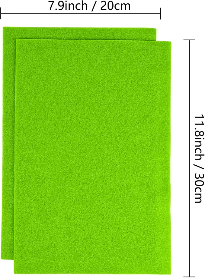Jtnohx Color Felt, Soft Felt Sheets, 1.4mm Thick 8"x12" Handicraft Felt Fabrics - Image 4