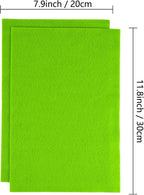 Jtnohx Color Felt, Soft Felt Sheets, 1.4mm Thick 8"x12" Handicraft Felt Fabrics - Image 4