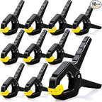 10 Pack Spring Clamps, Heavy Duty Plastic Woodworking Clamps & Multi-Use by Unknown