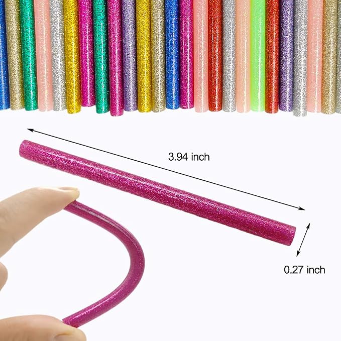 Ewparts Glitter Glue Sticks 14 Colors 84 Pack - Image 2