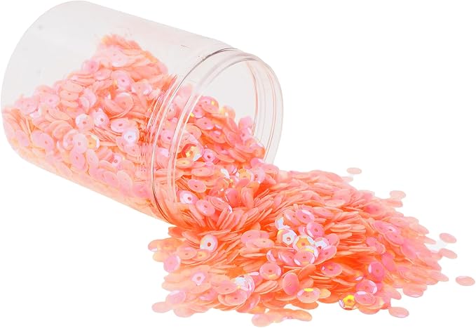 Mandala Crafts 6mm Cup Round Coral Sequins by MandalaCrafts