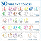 30 Colors 3D Fabric Paint Set, Permanent Textile Paint - Image 2