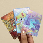 Custom Holographic Card Sleeves No Border, Laser Flashing Shiny Design - Image 6