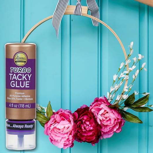 Aleene's Turbo Tacky Glue for Crafts in Always Ready Bottle, Strong Bond - Image 8