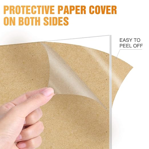 4 Pack 5x7 1/8" Clear Plexiglass Sheets - Image 2