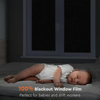 Kromapolis Blackout Window Privacy Film Total Light Blocking Room Darkening - Image 2