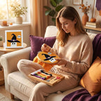 WUSARPLY Halloween Stamped Cross Stitch Kits - Image 8