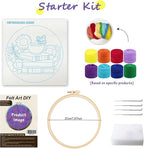 JOZYSH Needle Felting Starter Kit, Wool Felt, Animal Theme, - Image 3