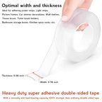 Double Sided Tape Heavy Duty, Nano Double Sided Adhesive Tape - Image 2
