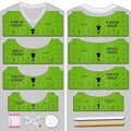 Vowlove Tshirt Ruler Guide for Vinyl Alignment: T Shirt Ruler to Center Design by Vowlove