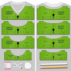 Vowlove Tshirt Ruler Guide for Vinyl Alignment: T Shirt Ruler to Center Design by Vowlove
