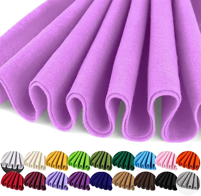IONTACH 36" X 36" Soft Felt Fabric 1.6mm Thick | Felt Sheets by IONTACH