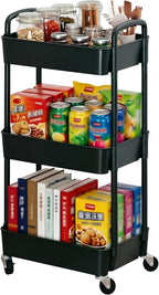 Sywhitta 3-Tier Plastic Rolling Utility Cart by haseverythingyouneed