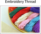 Joyhoor Cross Stitch Kits for Beginners Stamped Cross-Stitch Supplies - Image 5