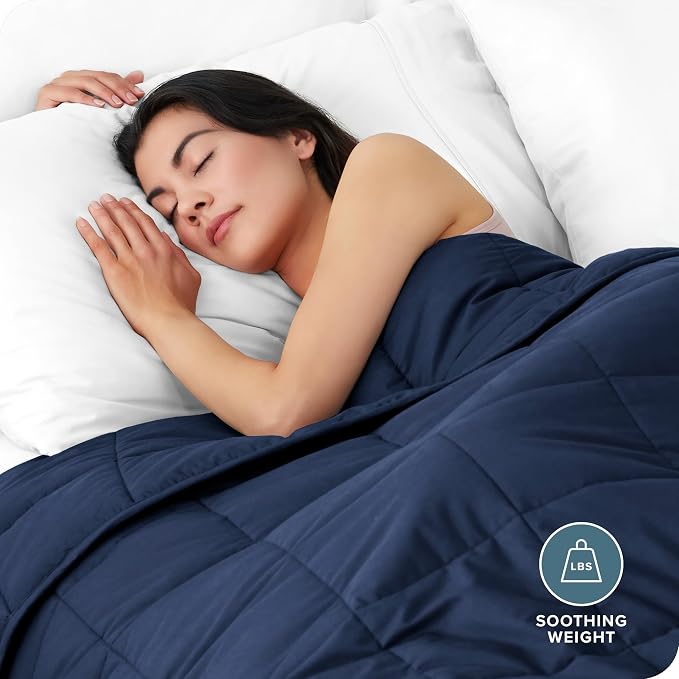 Bare Home Weighted Blanket Twin or Full Size 7lb - Image 2