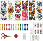ORIGACH 6 Pcs Cross Stitch Bookmark Kit by ORIGACH