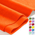 Neon Orange 36" X 36" Felt Fabric Sheet by Luceinvita