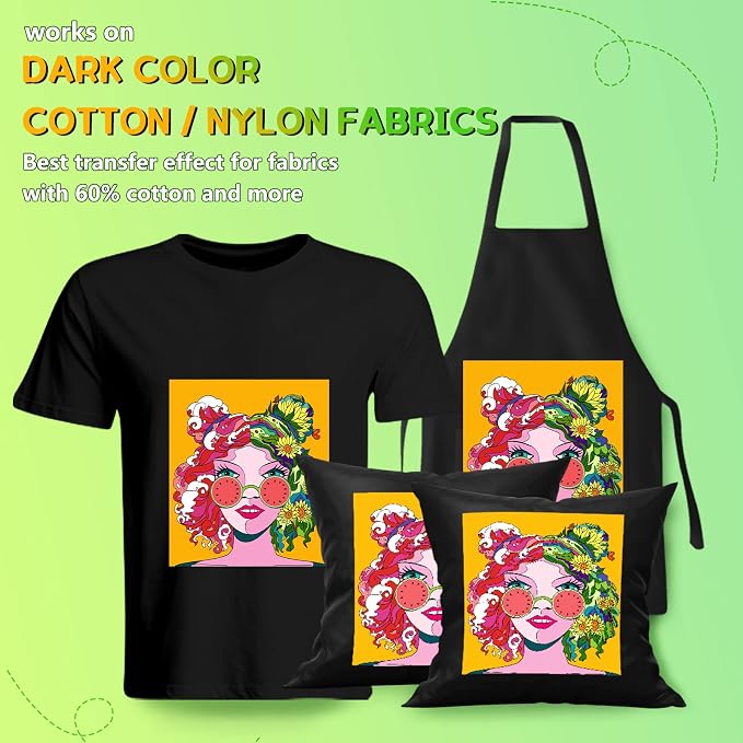 HTVRONT Heat Transfer Paper for Dark T Shirts - Image 4