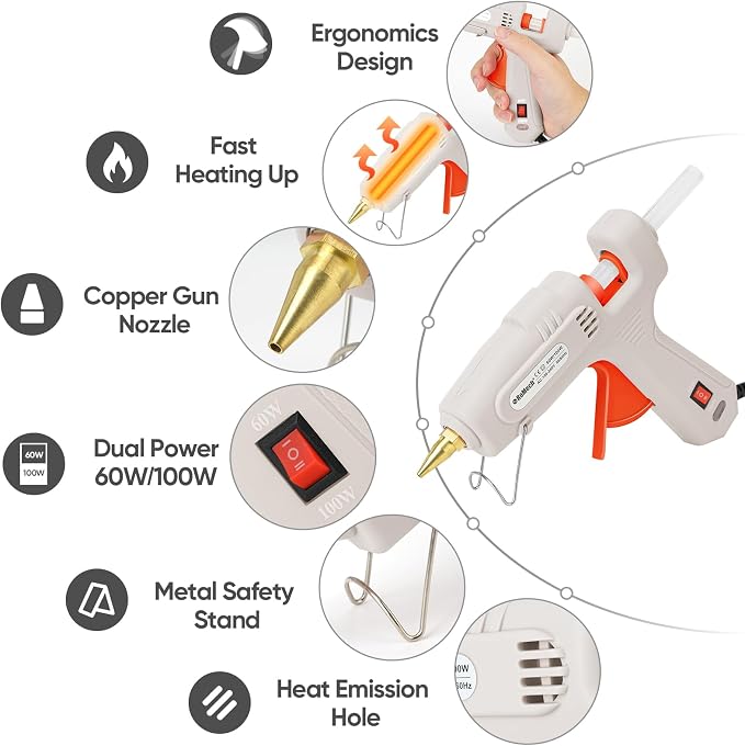 ROMECH Full Size Hot Glue Gun - Image 2