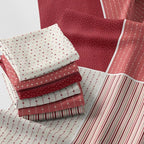 Valentine Patchwork Fabric Panel 100x155 cm – 100% Cotton Satin, 6 Coordinated by FabricsTown