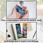 ACRNIGHEET 6PCS Cross Stitch Bookmark Kits Cosmic Planet Pattern Counted Cross - Image 6