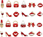 Bulk Gold Enamel Charms for Jewelry Making, Colorful Metal Charms Pendant for by stino