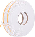 Kikerike Self Adhesive Foam Tape Weatherstrip 1/4in x 1/8in x 66Ft High Density by Kikerike