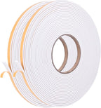 Kikerike Self Adhesive Foam Tape Weatherstrip 1/4in x 1/8in x 66Ft High Density by Kikerike