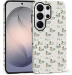 for Samsung Galaxy S26 Ultra Case, Cute Duck Pattern Glossy 2 in 1 Shockproof by Teonvpu