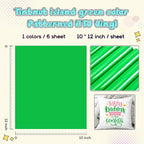 Tintnut Island Green Heat Transfer Vinyl, easy cut & weed, stretch washable - Image 2