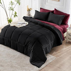 JOLLYVOGUE Queen Comforter Set, Ultra-Soft Bed in a Bag Queen Size 7 Pieces - Image 8