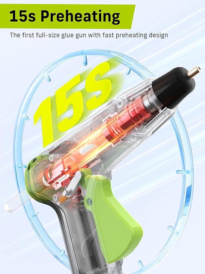 Narbell 12V Full Size Hot Glue Gun Cordless - Image 2