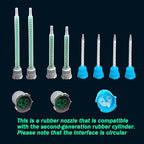 2 epoxy Resin Gun Barrels, 8 nozzles of 3 Different Specifications, - Image 5