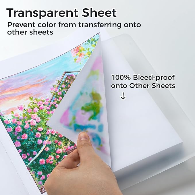 Ohuhu Marker Pads Art Sketchbook, 120 LB/200 GSM Drawing Papers, 78 Sheets/156 - Image 2