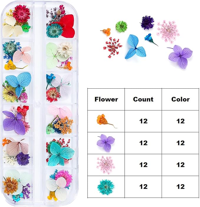Dried Flowers for Nail Art Resin Jewelry Crafts - Image 2