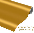 VViViD DECO65 Metallic Gold Matte Permanent Adhesive Craft Vinyl - Image 2