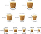 Jetec 100 Pack Assorted Cork Stoppers - Image 2