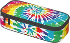 Colorful Tie Dye Rainbow Pencil Case Organizer Big Capacity Pencil Pouch - Image 2
