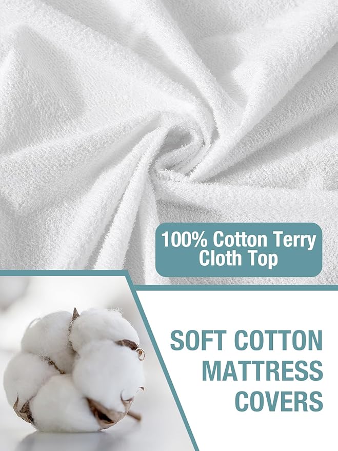 Bedecor Twin Waterproof Mattress Protector - Image 3