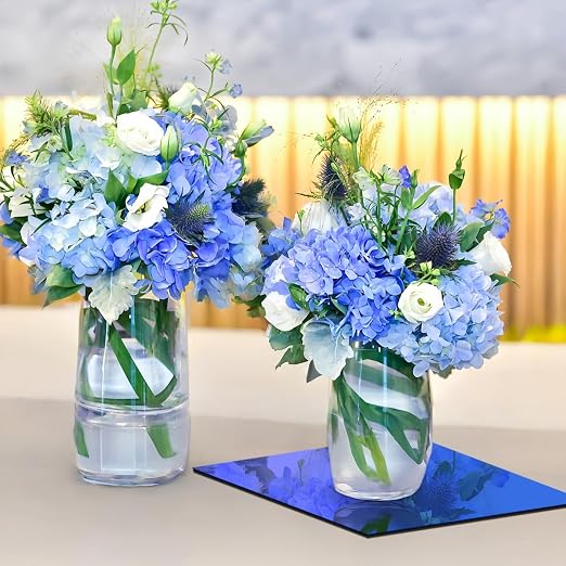 2 Pcs 12 x16 Inch Blue Acrylic Mirror Sheet, 1/8 Inch Thick Opaque Glossy Mirror - Image 5