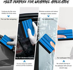 TECKWRAP Plastic Felt Edge Squeegee 4 Inch - Image 3