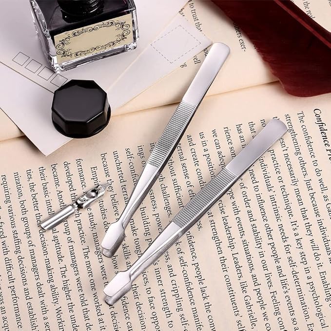 Stamp Collecting Supplies 10Pcs Stamp Tongs Stainless Steel Stamp Philately - Image 5