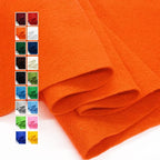 Orange Felt Fabric 36" X 36", 1.6mm Thick Soft and Durable Flexible Craft Felt by FANOMMI